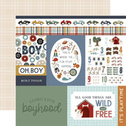 Carta Bella - That's My Boy Paper - Multi Journaling Cards