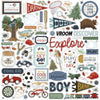 Carta Bella - That's My Boy 12x12 Element Cardstock Sticker Sheet