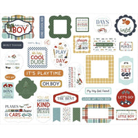 Carta Bella - That's My Boy Ephemera 34/Pkg