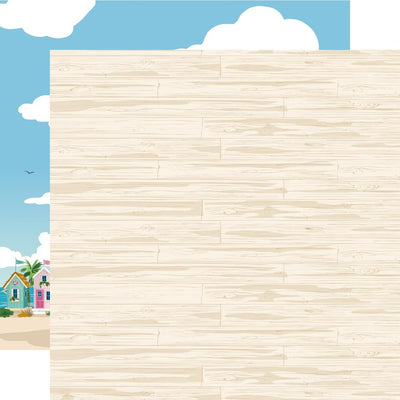 Carta Bella - Beach Town Paper - Boardwalk Wood