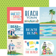 Carta Bella - Beach Town Paper - 4X4 Journaling Cards