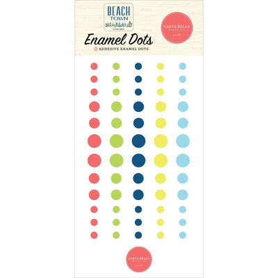 Carta Bella - Beach Town Enamel Dots 60//Pkg