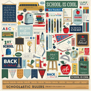 Carta Bella - Back to School Element Sticker Sheet 12x12