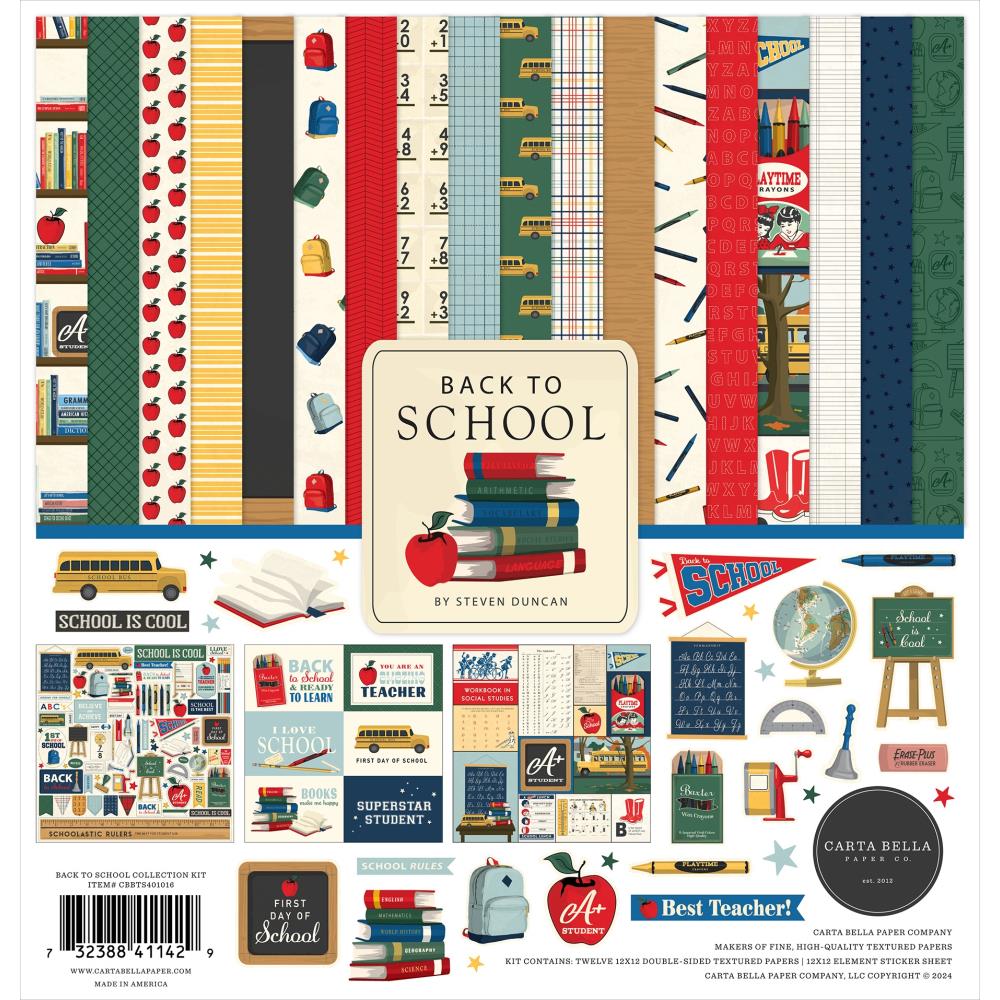 Carta Bella - Back to School 12x12 Collection Kit