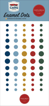 Carta Bella - Cars Adhesive Enamel Dots