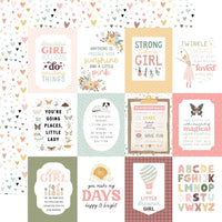 Carta Bella - That's My Girl Paper - 3X4 Journaling Cards