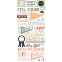 Carta Bella - That's My Girl Chipboard Stickers - Words & Phrases 6x13"