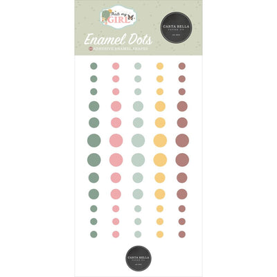 Carta Bella - That's My Girl Enamel Dots 60/Pkg