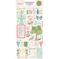 Carta Bella - Secret Garden Chipboard Stickers - Accents 6x13"