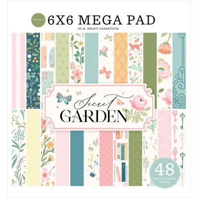 Carta Bella - Secret Garden 6x6 Mega Paper Pad - 48 Sheets