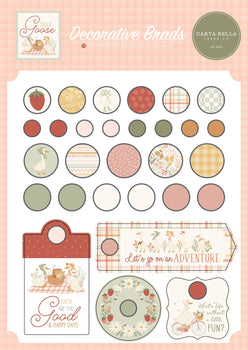 Carta Bella - Silly Goose Decorative Brads