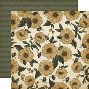 Carta Bella - Honey Bee Paper - Bees And Flowers