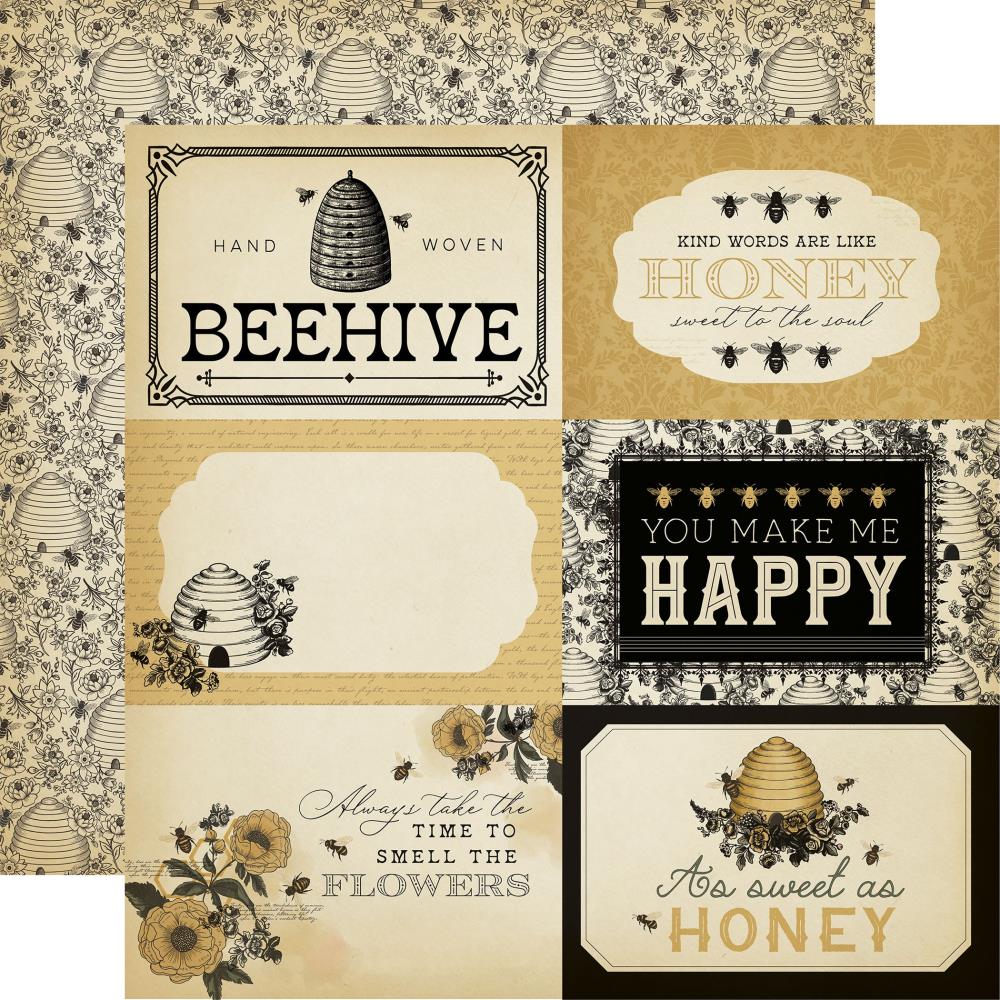 Carta Bella - Honey Bee Paper - 6X4 Journaling Cards