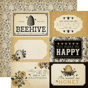 Carta Bella - Honey Bee Paper - 6X4 Journaling Cards