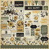 Carta Bella - Honey Bee 12x12 Cardstock Element Sticker Sheet