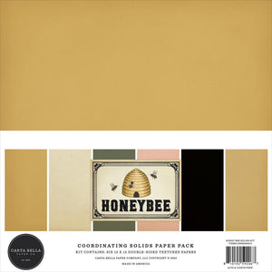 Carta Bella - Honey Bee Solids Collection Kit