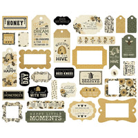 Carta Bella - Honey Bee Frames & Tags Die Cuts 33/Pkg