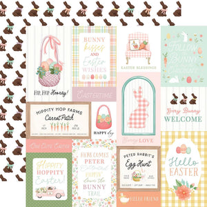 Carta Bella - Here Comes Easter Paper - Multi Journaling Cards