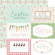 Carta Bella - Here Comes Easter Paper - 6X4 Journaling Cards