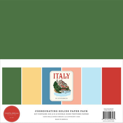 Carta Bella - Italy Solids Paper Collection Pack