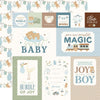 Carta Bella - Little Lullabies Baby Boy Paper - Multi Journaling Cards