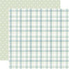 Carta Bella - Little Lullabies Baby Boy Paper - Perfect Boy Plaid