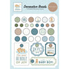 Carta Bella - Little Lullabies Baby Boy Decorative Brads