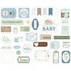 Carta Bella - Little Lullabies Baby Boy Ephemera 33/Pkg