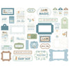 Carta Bella - Little Lullabies Baby Boy Frames & Tags 33/Pkg
