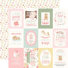 Carta Bella - Little Lullabies Baby Girl Paper - 3x4 Journaling Cards