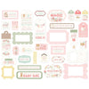 Carta Bella - Little Lullabies Baby Girl Frames & Tags 33/Pkg