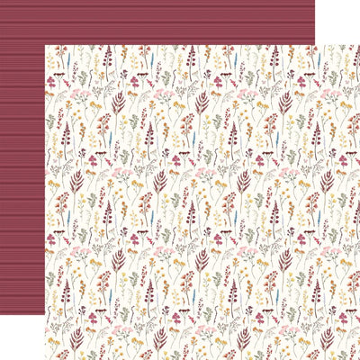 Carta Bella - Pressed Floral Paper - Dried Wildflowers