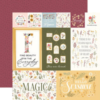 Carta Bella - Pressed Floral Paper - Multi Journaling Cards