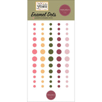 Carta Bella - Pressed Floral Enamel Dots 60/Pkg