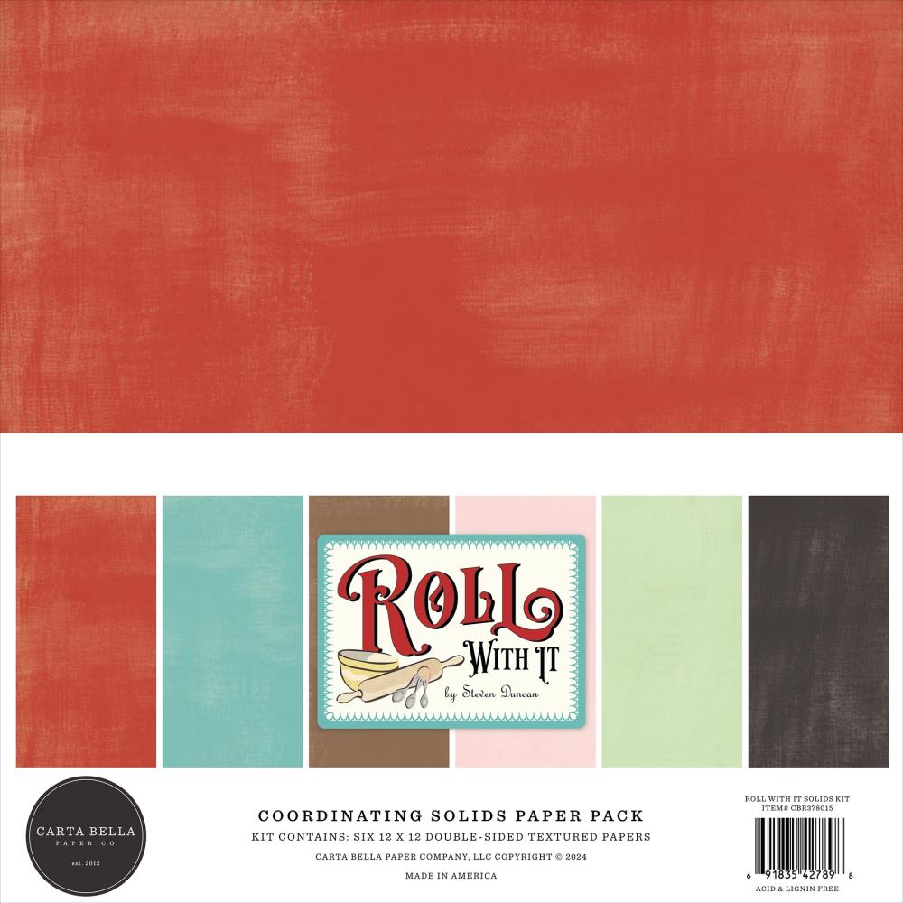 Carta Bella - Roll With It Solids Paper Pack