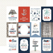 Carta Bella - Seashore Paper - 3X4 Journaling Cards