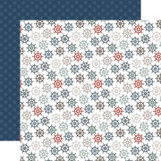 Carta Bella - Seashore Paper - Ahoy Ship Wheel