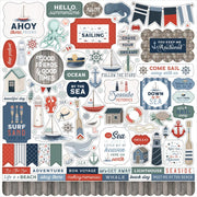 Carta Bella - Seashore 12x12 Element Sticker Sheet