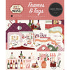 Carta Bella - Wine Solids Frames & Tags Die Cuts 33/Pkg