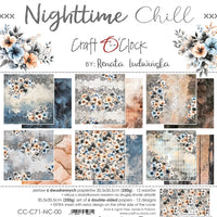 Craft O'Clock - Nighttime Chill 12x12 Papers Set