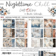 Craft O'Clock - Nighttime Chill 8x8 Mix Papers Set