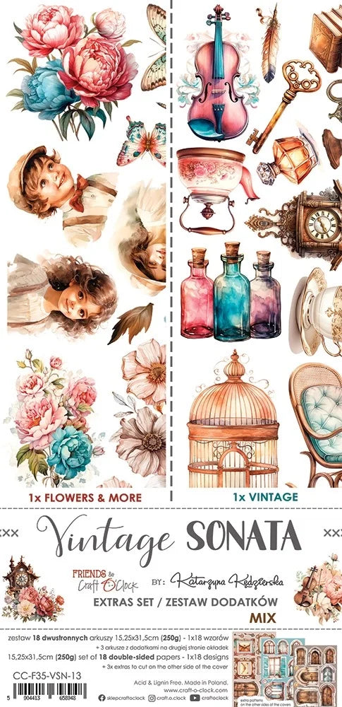 Craft O'Clock - Vintage Sonata Extras Set 3