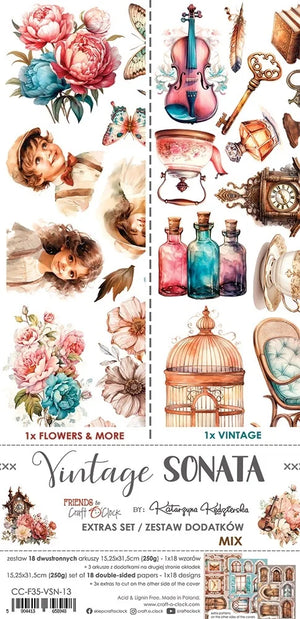 Craft O'Clock - Vintage Sonata Extras Set 3