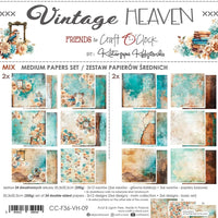 Craft O'Clock - Vintage Heaven 8x8 Mix Papers Set