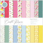 Craft Consortium Paper Pad 12"X12" 30/Pkg - Bright Blooms