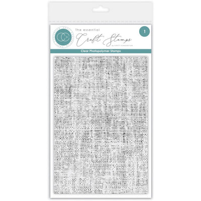 Craft Consortium Photopolymer Stamp Set - Linen Texture