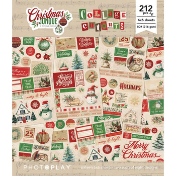 Photo Play - Christmas Junque Collage Cutouts 212pcs
