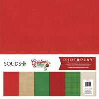 Photo Play - Christmas Junque Solids+ Paper Kit 12"X12" 6/Pkg