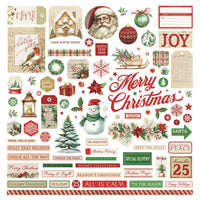 Photo Play - Christmas Junque 12x12 Cardstock Sticker Sheet
