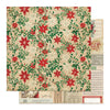 Photo Play - Christmas Junque Paper - Poinsettia
